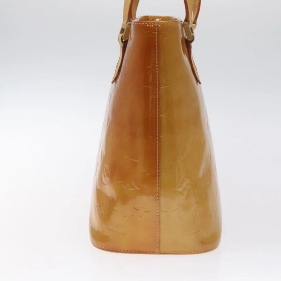 LOUIS VUITTON Monogram Vernis Houston Hand Bag Beige - Picture 6 of 14